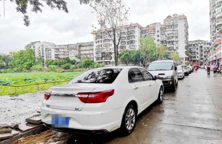 潘塘公園附近道路小車違停現象突出