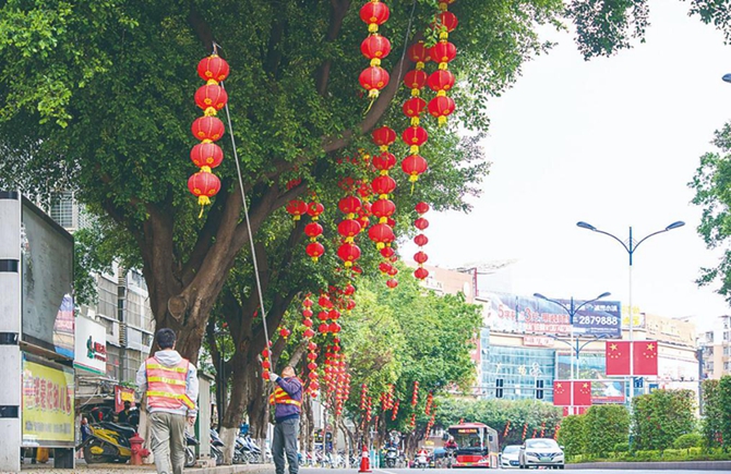 營造春節氛圍